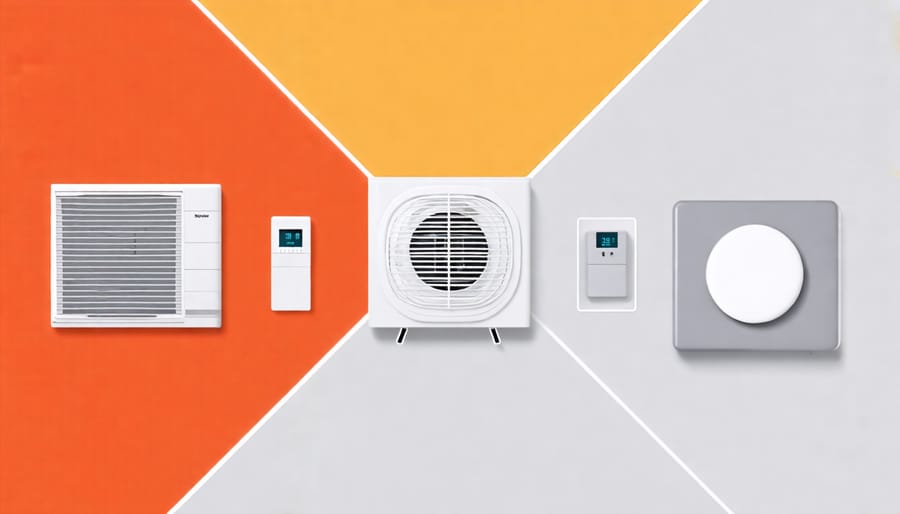 Chart comparing energy efficiency of various attic fan options