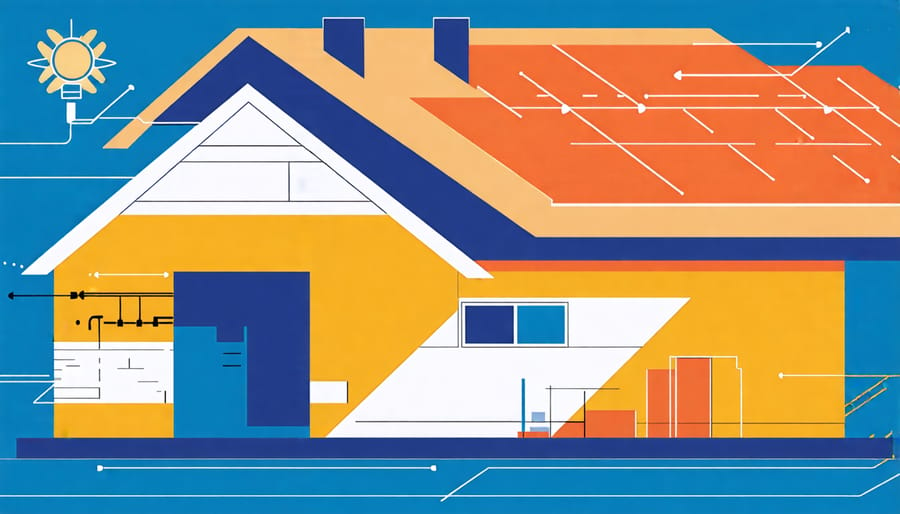 Diagram of attic factors influencing fan size selection