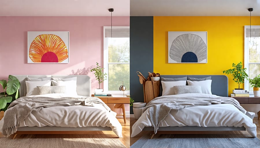 Striking before and after bedroom makeover inspired by ZHC's style