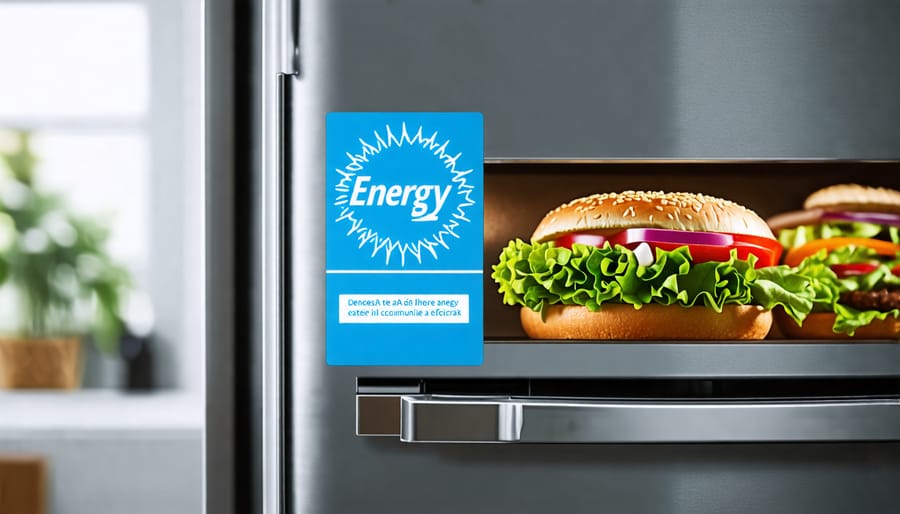 Energy-efficient refrigerator with Energy Star certification