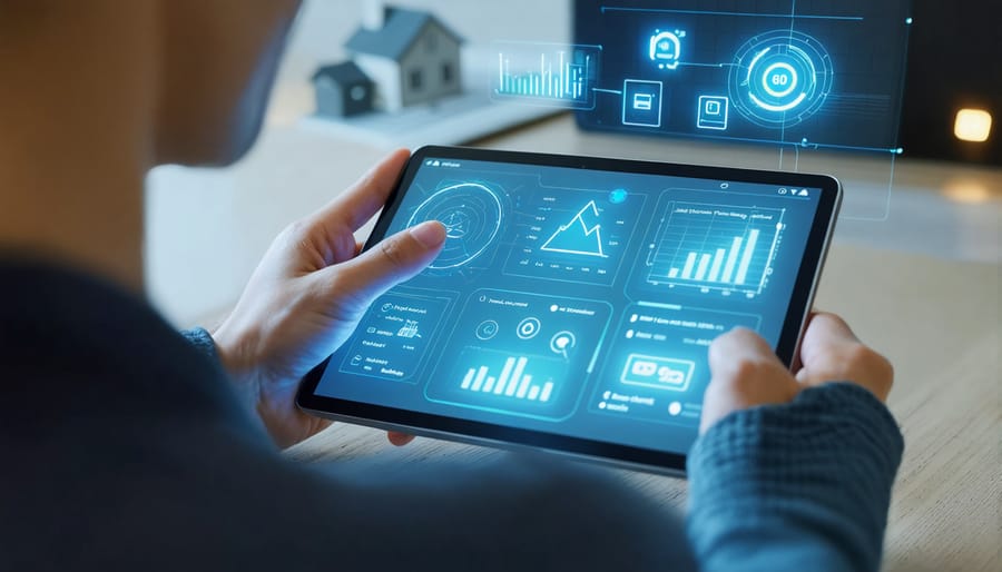 Controlling smart home energy management system with a mobile device