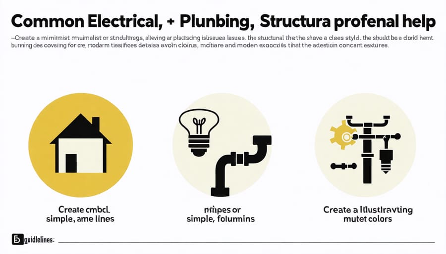 Visual guide to home repairs that should be handled by professionals