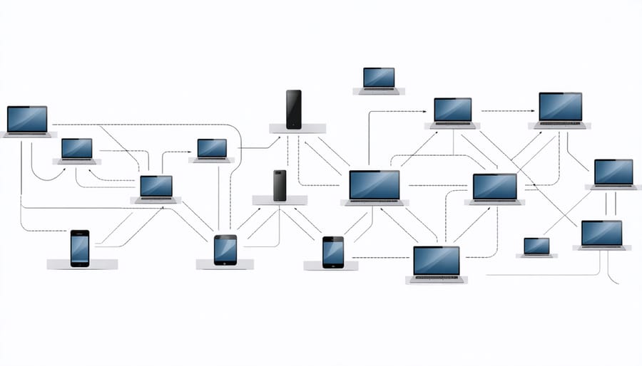 Visual representation of smart home device connectivity and integration