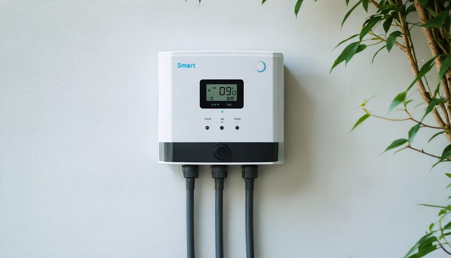 Smart irrigation controller with digital display and smartphone connectivity